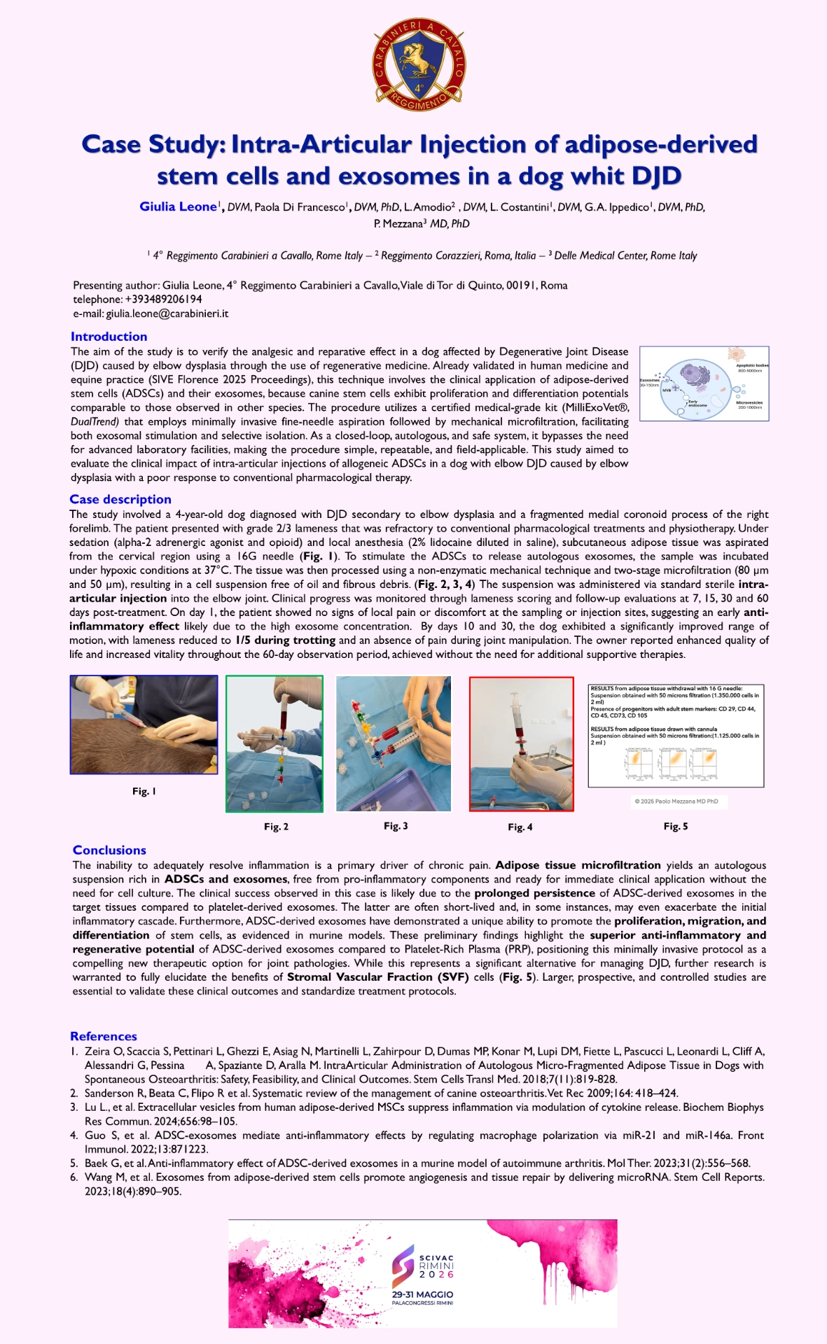 Autologous Microfiltered Adipose-Derived Stem Cells medicina veterinaria