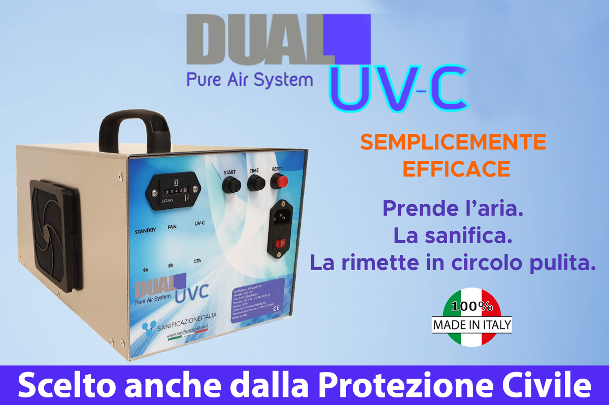 Sanificatori Dual UV-C